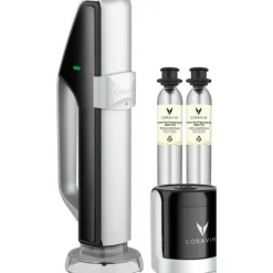 CORAVIN Opbevaringssystem til Mousserende Vin - Sort/Sølv Online
