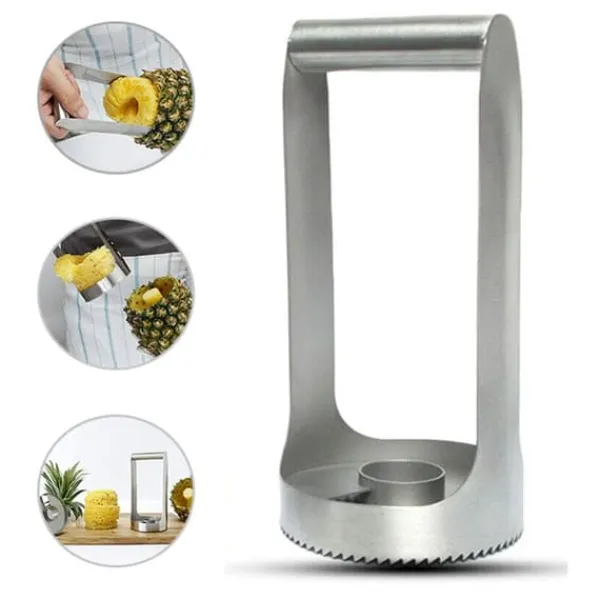 Køkkenskiver>Corer Peeler Sikker Arbejdsbesparende 304 Rustfrit Stål Cutter Corer