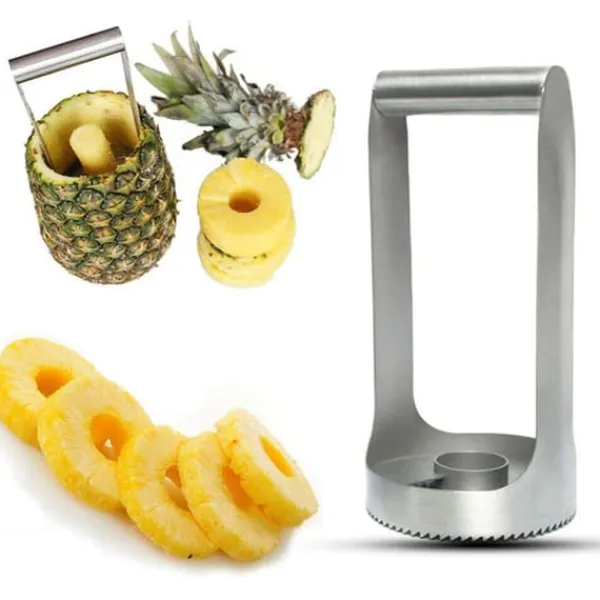 Køkkenskiver>Corer Peeler Sikker Arbejdsbesparende 304 Rustfrit Stål Cutter Corer