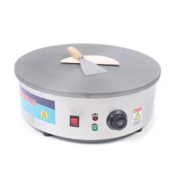 Elektriske Stegepander & Wokker>Crêpesmaker 2800 W, elektrisk pandekagemaskine, non-stick stegeplade, blå