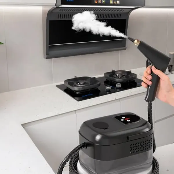 Damprensere>Damprenser - Håndholdt - 1401–1600 W - Højtemperaturdamp, sterilisering - 220 V EU-stik - Til aircondition, emhætte, bil - Sort