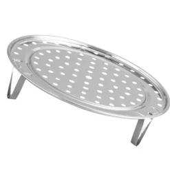 Damprist med aftageligt ben Dampbakke i rustfrit stål Brødrist til madlavning Køkkenredskab 24 cm Discount