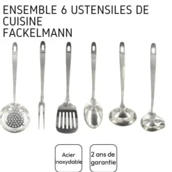 6-delat köksredskapsset - FACKELMANN - Oxford - Rostfritt stål Discount