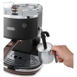 DELONGHI ECOV 310.BK Classic Icona Vintage Espressomaskin - Svartbrun Discount