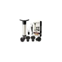 Flaskepropper>Deluxe Vin stopper - Vacum set 7 dele