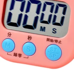 Digital klocka Timer Klassrum Kök Magnetisk stoppur för barn Matlagning Bakning Kokande ägg Sport Rosa Hot