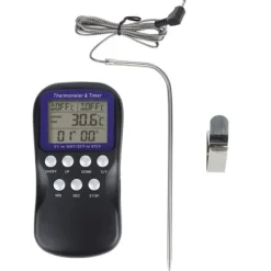 digitalt elektrisk madtermometer til ovn, grill, madlavning, køkkentilbehør New