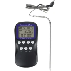 digitalt elektrisk madtermometer til ovn, grill, madlavning, køkkentilbehør New