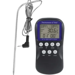 digitalt elektrisk madtermometer til ovn, grill, madlavning, køkkentilbehør New