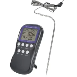 digitalt elektrisk madtermometer til ovn, grill, madlavning, køkkentilbehør New