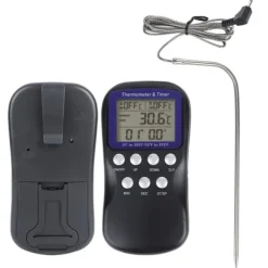 digitalt elektrisk madtermometer til ovn, grill, madlavning, køkkentilbehør New