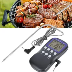 digitalt elektrisk madtermometer til ovn, grill, madlavning, køkkentilbehør New