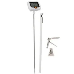 Digitalt sliktermometer med grydeklemme Olietermometer i rustfrit stål med 180 graders roterende sonde til grillning Frituresteg BBQ Madlavning Hvid | CDON Outlet