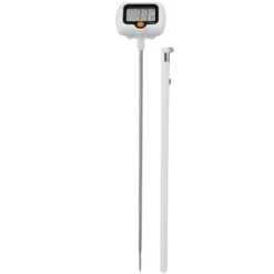 Digitalt sliktermometer med grydeklemme Olietermometer i rustfrit stål med 180 graders roterende sonde til grillning Frituresteg BBQ Madlavning Hvid | CDON Outlet
