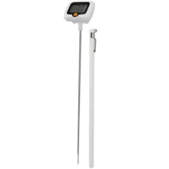 Digitalt sliktermometer med grydeklemme Olietermometer i rustfrit stål med 180 graders roterende sonde til grillning Frituresteg BBQ Madlavning Hvid | CDON Outlet