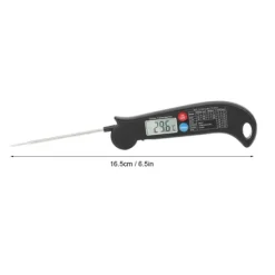 digitalt termometer med foldbar sonde madtemperaturmåler høj nøjagtighed køkkenudstyr Outlet