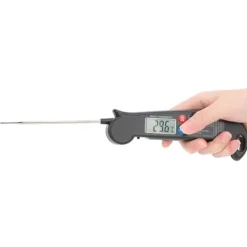 digitalt termometer med foldbar sonde madtemperaturmåler høj nøjagtighed køkkenudstyr Outlet