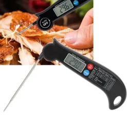 digitalt termometer med foldbar sonde madtemperaturmåler høj nøjagtighed køkkenudstyr Outlet
