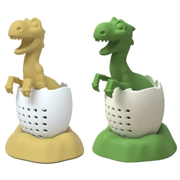Tefiltre>dinosaurformet tefilter silikone te-infuser varmebestandig dejlig baby dinosaurformet te-infuser tesi