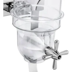 Dispenser dispenser til løse produkter, mysliflager, tørrede frugter og nødder, kaffe, 4 x 3,5 l Hot
