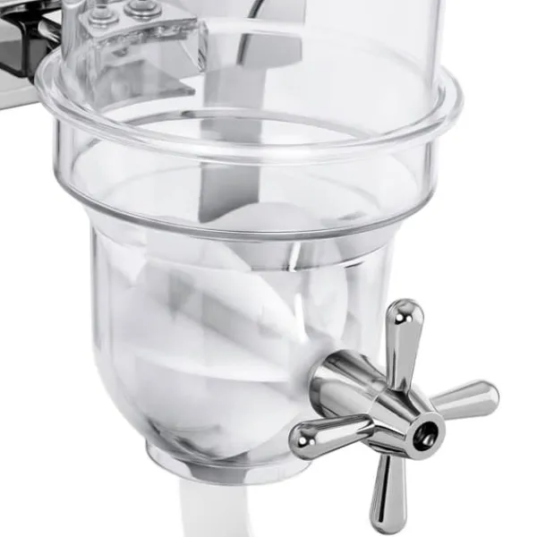 Dispenser dispenser til slikrisflager, gennemsigtig, tredobbelt, 10,5 l Clearance