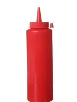 Saucekander>Dispenserbeholder til kolde saucer 0,2l. rød - Hendi 558010