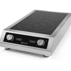 Kogeplader>Dobbelt induktionskomfur 2x 3500W model 7000 Hendi 239346