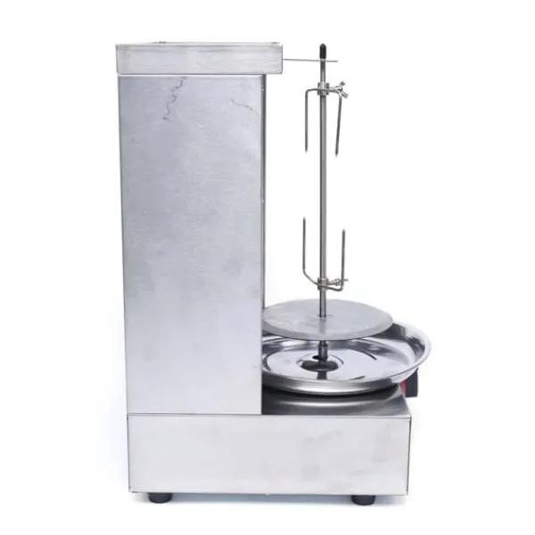 Grill-Ovne & Ovn Med Roterende Stegespyd>Doner Kebab Grillmaskine, Rustfrit Stål, 2000W, LPG og Infrarød Opvarmning, 10kg Kapacitet, Temperaturinterval 0-300°C