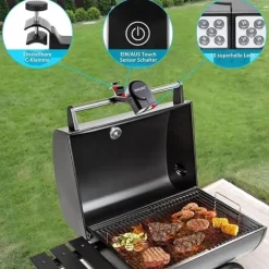 Drejelig dobbelt grill og cykellygte – LED-lys med to hoveder til grill og cykel Online