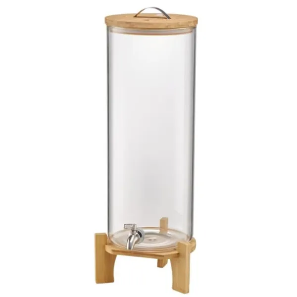 Drikkevareautomater>Drikkedispenser 13L, Glas Drikkedispenser til Fester, med robust Stativ