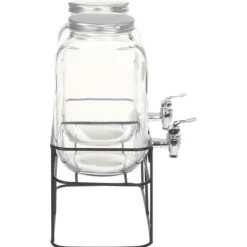 Drikkevaredispensersæt 2 stk. Med stativ 2 x 4 l glas - Vanddispenser - Vanddispensere - Home & Living Best