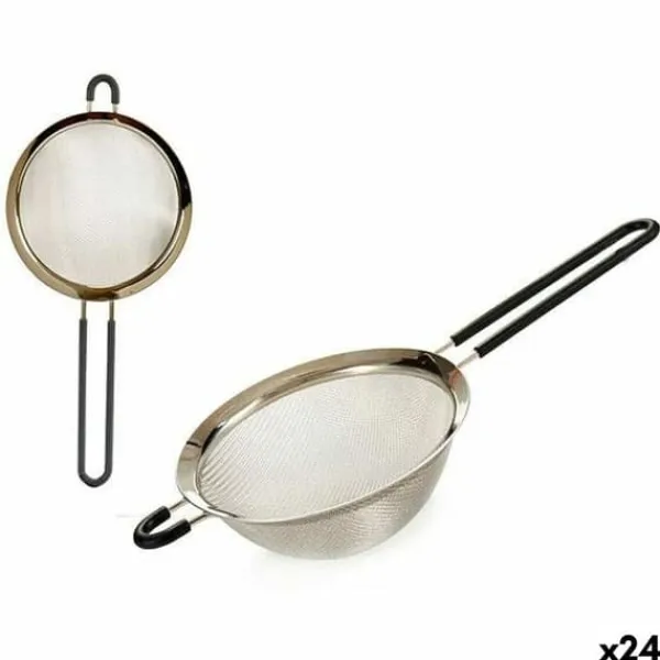 Dørslag & Sier>Dørslag Ø 18 cm Rustfrit stål Silikone (24 enheder)