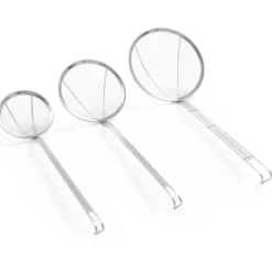 Hulsskeer>Dørslag, sigte til friturestegning i olie, rustfrit stål. 120 mm - Hendi 640203