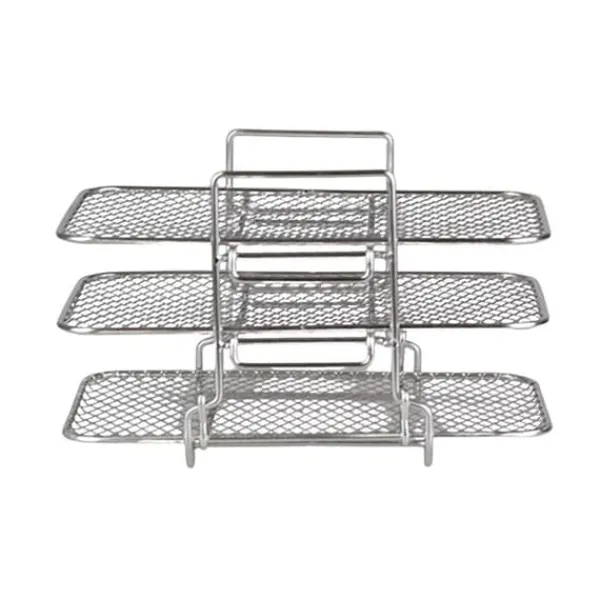 Dual Air Fryer Rack kompatibel för Ninja Multi Layered Dehydrator Racks 304 rostfritt stål Dual Air Fryer Stativ Stativ Air Fryer Tillbehör Clearance