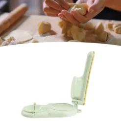 Dumpling Maker Presser Hurtigpresseform PP Plast Husholdningskøkkenværktøj Lysegrøn Hot