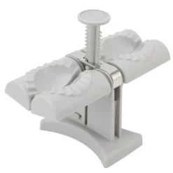 Dumpling Mold Machine Automatisk ABS og rustfrit stål dobbelthoved dumpling maker til hjemmekøkken Sale