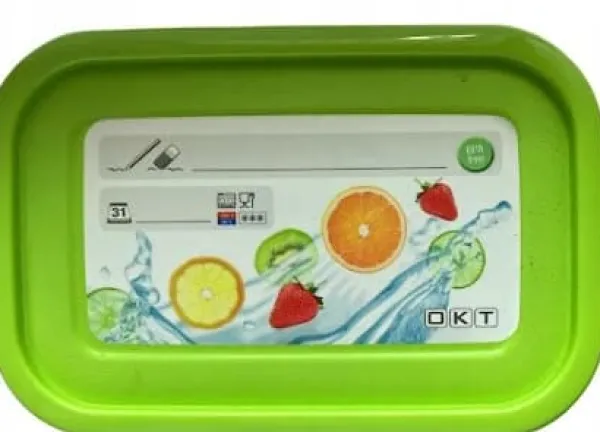 Beholdere Til Madopbevaring>Dyb plastik madbeholder 1L Memory
