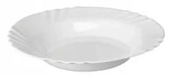 Tallerkener & Bordservicer>Dyb porcelænstallerken 23 cm
