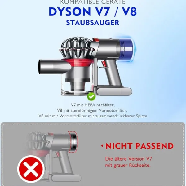 Dyson V8 Støvbeholder med Filterudskiftning Hot