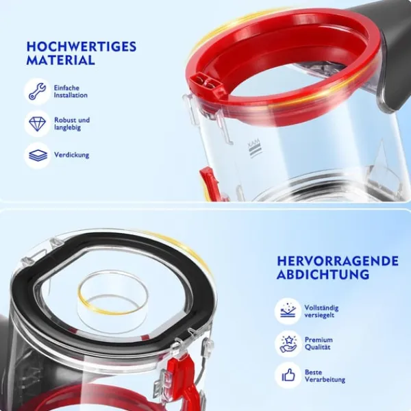 Dyson V8 Støvbeholder med Filterudskiftning Hot