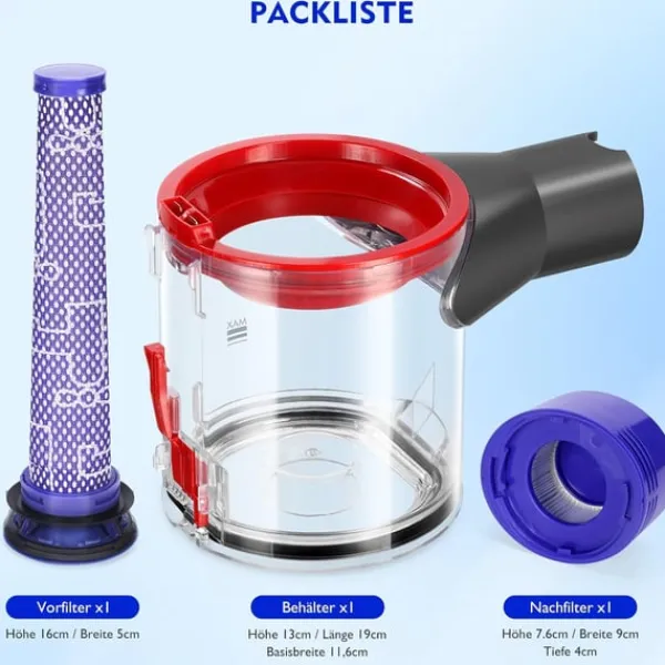 Dyson V8 Støvbeholder med Filterudskiftning Hot