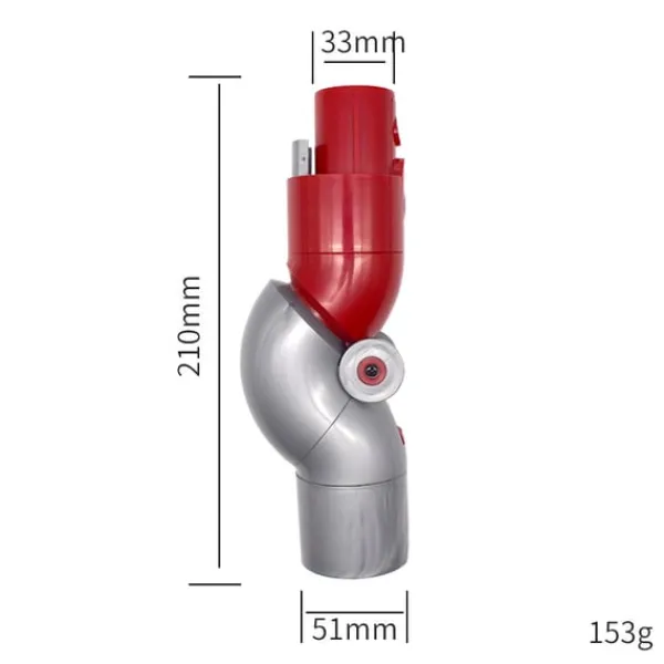 Dyson V7 V8 V10 V11 V15 vinkeladapter med hurtig tilslutning