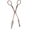 Elegant brødtangklemme i retrostil - rød bronze zinklegering