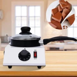 Maskiner Til Chokoladetemperering>Elektrisk Chokolade Smeltetank, Non-Stick Keramik, Hurtig Opvarmning, Kompakt Design