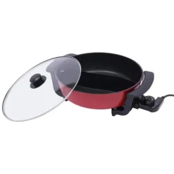 Elektrisk gryde, 1,59 gallons kapacitet, 12,2 tommer diameter, 5 justerbare temperaturer, høj effektivitet opvarmning Best