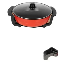 Elektrisk Hot Pot, Multifunktionel Madlavning, Stor Kapacitet,sort Clearance
