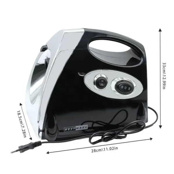 Madkværne & Kødhakker>Elektrisk kødhakker - Kødhakker & pølsestopper - 800 W kobbermotor - 304 rustfrit stål - 220 V - EU-stik - 190 omdr./min - Sort