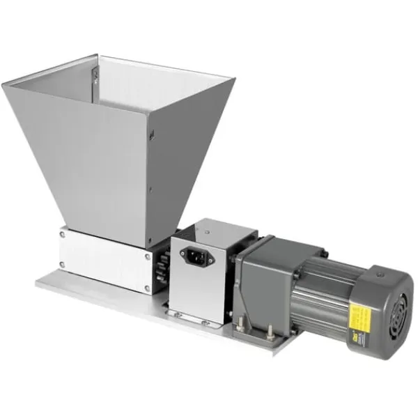 Elektrisk kornkværn - DY-168-60W - Foderkværn til majs/hvede/bønner, Rustfrit stål & aluminiumlegering, Ren kobbermotor, 220/110V, 12 TPI - Sølv Hot
