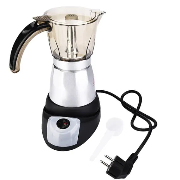 Elektrisk Moka-kande med stor kapacitet, espressomaskine, kaffeperkolator, EU-stik, 300 ml Clearance
