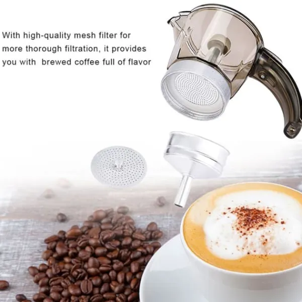 Elektrisk Moka-kande med stor kapacitet, espressomaskine, kaffeperkolator, EU-stik, 300 ml Clearance